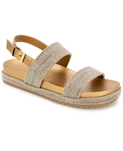 Kenneth Cole Reaction Women's Debra Round Toe Sandals In Bronze
