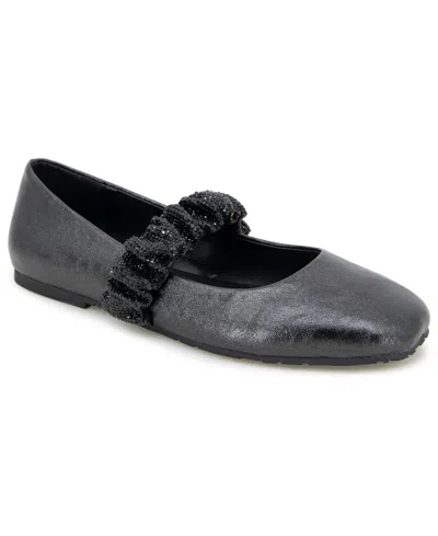Kenneth Cole Reaction Women's Elina Jewel Ballet Flats In Black