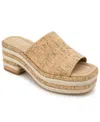 Kenneth Cole Reaction Women's Elissa Platform Dress Sandals In Natural Cork