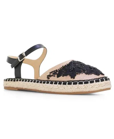 Kenneth Cole Reaction Women's Elmar Espadrille Flat Sandals In Black