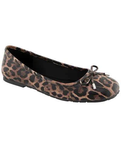 Kenneth Cole Reaction Women's Elstree Ballet Flats In Animal Print