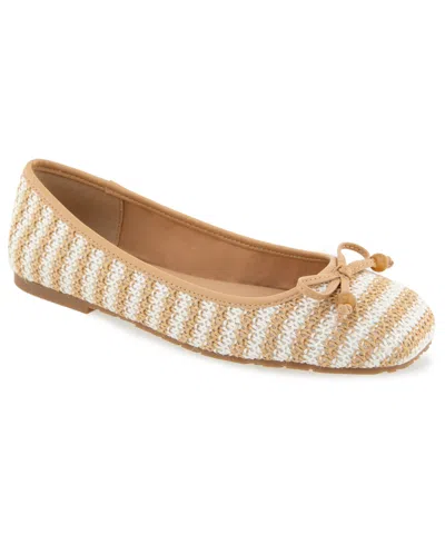 Kenneth Cole Reaction Women's Elstree Ballet Flats In Brown