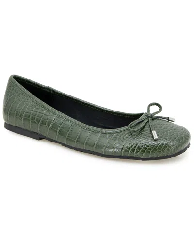 Kenneth Cole Reaction Women's Elstree Ballet Flats In Green