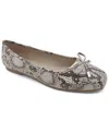 Kenneth Cole Reaction Women's Elstree Ballet Flats In Natural Snake