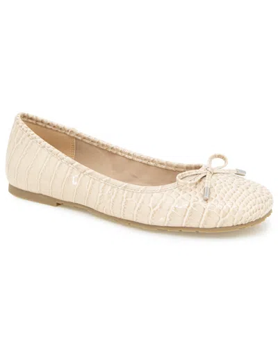 Kenneth Cole Reaction Women's Elstree Ballet Flats In Neutral