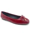 Kenneth Cole Reaction Women's Elstree Ballet Flats In Rust Red