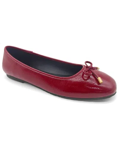 Kenneth Cole Reaction Women's Elstree Ballet Flats In Rust Red