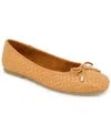 Kenneth Cole Reaction Women's Elstree Woven Ballet Flats In Orange