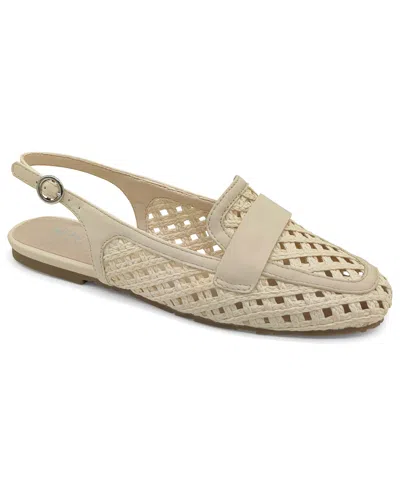 Kenneth Cole Reaction Women's Enrica Slingback Loafers In Ecru