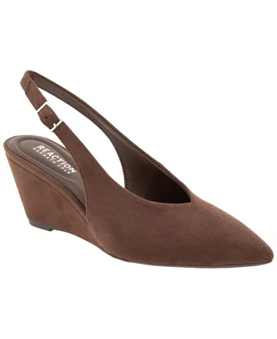 Kenneth Cole Reaction Women's Enzo Slingback Wedge Pumps In Animal Print