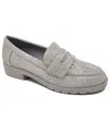 Kenneth Cole Reaction Women's Fern Jewel Slip On Loafers In Satellite