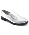 Kenneth Cole Reaction Women's Fern Slip On Loafers In Silver