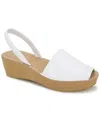 Kenneth Cole Reaction Women's Fine Glass Wedge Sandals In White