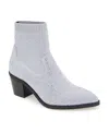 Kenneth Cole Reaction Women's Jess Pull On Booties In Silver
