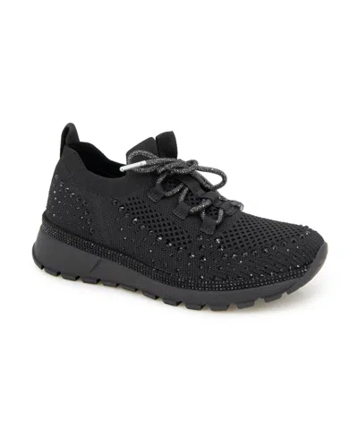 Kenneth Cole Reaction Women's Kacey Lace Up Sneakers In Black