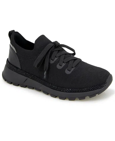 Kenneth Cole Reaction Women's Kuest Sneakers In Black Knit