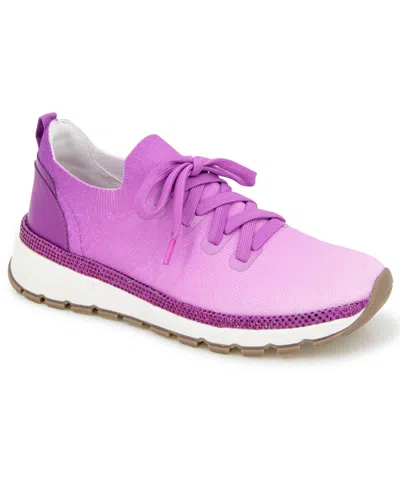 Kenneth Cole Reaction Women's Kuest Sneakers In Lilac,purple Knit