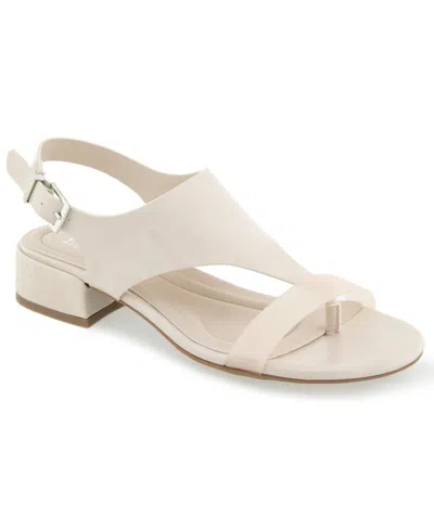 Kenneth Cole Reaction Women's Kure Block Heel Dress Sandals In Neutral