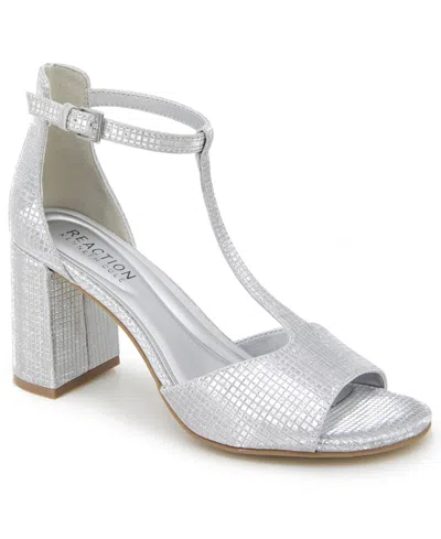 Kenneth Cole Reaction Women's Levine Round Toe Dress Sandals In White