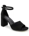Kenneth Cole Reaction Women's Lottie Dress Sandals In Black