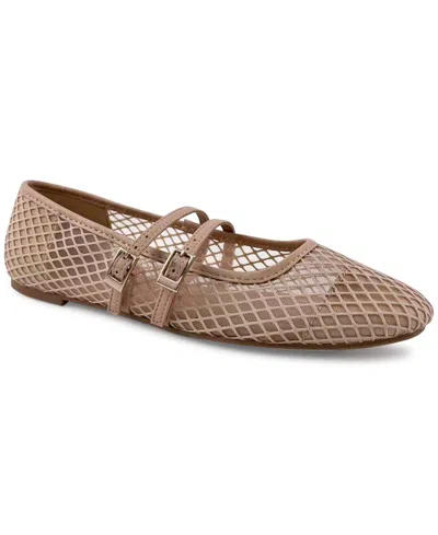 Kenneth Cole Reaction Women's Malibu Mary Jane Flats In Brown