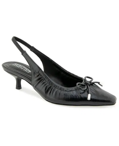 Kenneth Cole Reaction Women's Mango Slingback Pointed Toe Pumps In Black