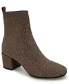 Kenneth Cole Reaction Womens Jeweled Man Made Mid-calf Boots In Chocolate