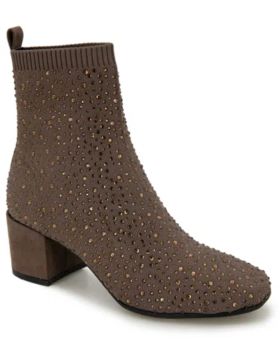 KENNETH COLE REACTION WOMEN'S RIDA STRETCH JEWEL DRESS BOOTIES