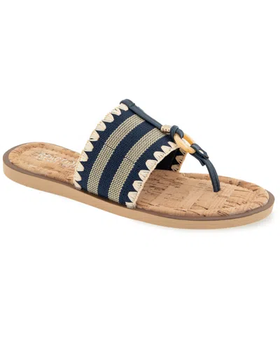 Kenneth Cole Reaction Women's Sabriya Slide Flat Sandals In Multi