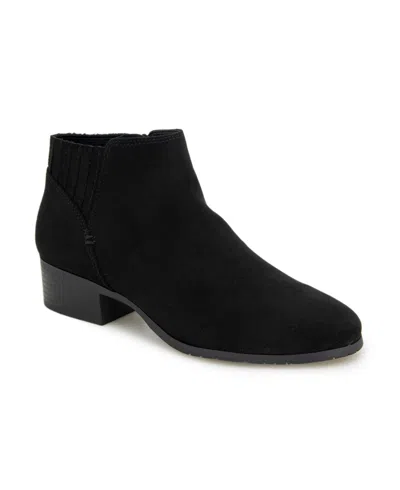 Kenneth Cole Reaction Women's Shea Block Heel Booties In Black