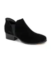 Kenneth Cole Reaction Womens Solid Suede Ankle Boots In Black