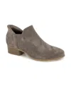 Kenneth Cole Reaction Women's Side Ez On Block Heel Booties In Chocolate