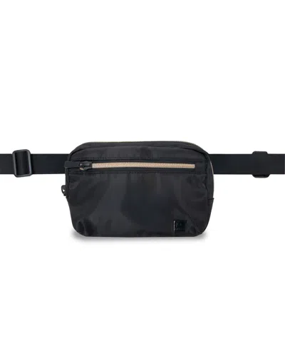 Kenneth Cole Reaction Women's Sophie Silky Nylon Belt Bag In Black