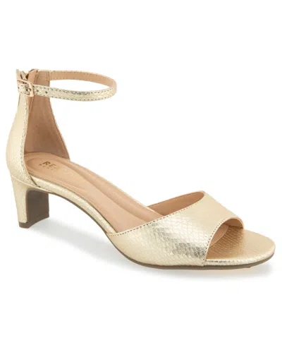 Kenneth Cole Reaction Women's Voyage Dress Sandals In Gold