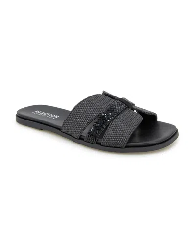 Kenneth Cole Reaction Women's Whisp Sandals In Black Weave