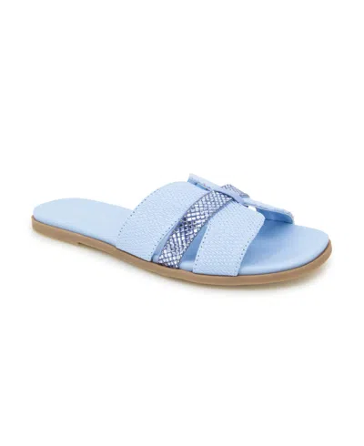 Kenneth Cole Reaction Women's Whisp Sandals In Sky Blue Weave