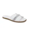 Kenneth Cole Reaction Women's Whisp Sandals In White Weave