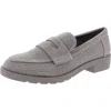 Kenneth Cole Reaction Womens Embellished Faux Suede Loafers In Multi