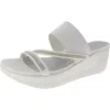 Kenneth Cole Reaction Womens Embellished Manmade Platform Sandals In Multi
