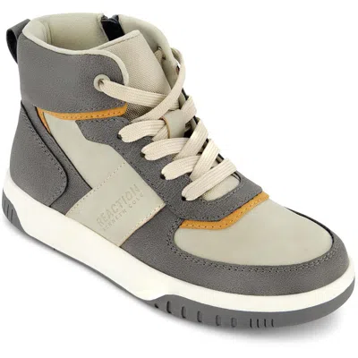 Kenneth Cole Reaction Womens Lace-up Faux Leather Casual And Fashion Sneakers