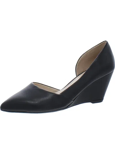 Kenneth Cole Reaction Womens Pointed Toe Wedges Wedge Heels In Black
