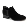 Kenneth Cole Reaction Womens Solid Suede Ankle Boots In Black