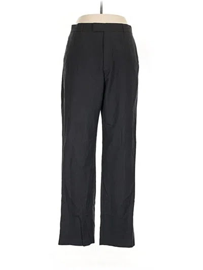 Pre-owned Kenneth Cole Reaction Wool Pants In Black