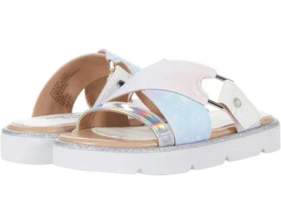 Kenneth Cole Reaction Kids' Youth Kenneth Cole New York Lavern Hayley Slide Multi Slip On Sandals Zap822