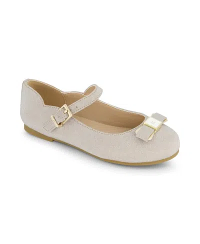 Kenneth Cole Reaction Kids' Youth  Daisy Callie Ballet Flat Ivory Slip On Zogg97 In Neutral