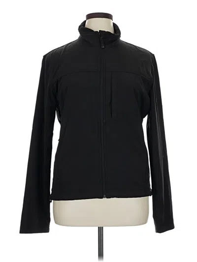 Pre-owned Kenneth Cole Reaction Zip Up Hoodie In Black