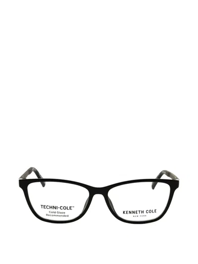 Kenneth Cole Rectangle-frame Glasses In Black
