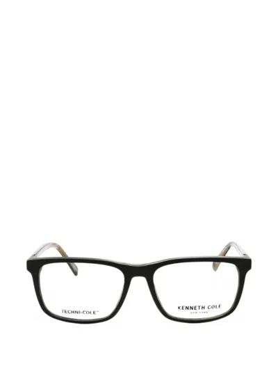 Kenneth Cole Rectangle-frame Glasses In Black