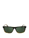 Kenneth Cole Rectangle-frame Sunglasses In Brown
