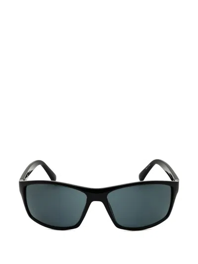 Kenneth Cole Rectangle-frame Sunglasses In Black